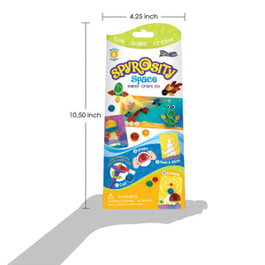 Imagimake Spyrosity Space Theme Craft Kit Go Science DIY | CRAFT KIT | Quilling | AGE 5+ | SPACE THEME.