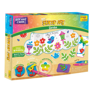 Imagimake Stamp Art Garden Theme  Go Science DIY | STAMP ART ACTIVITY KIT | AGE 3+ | GARDEN THEME.