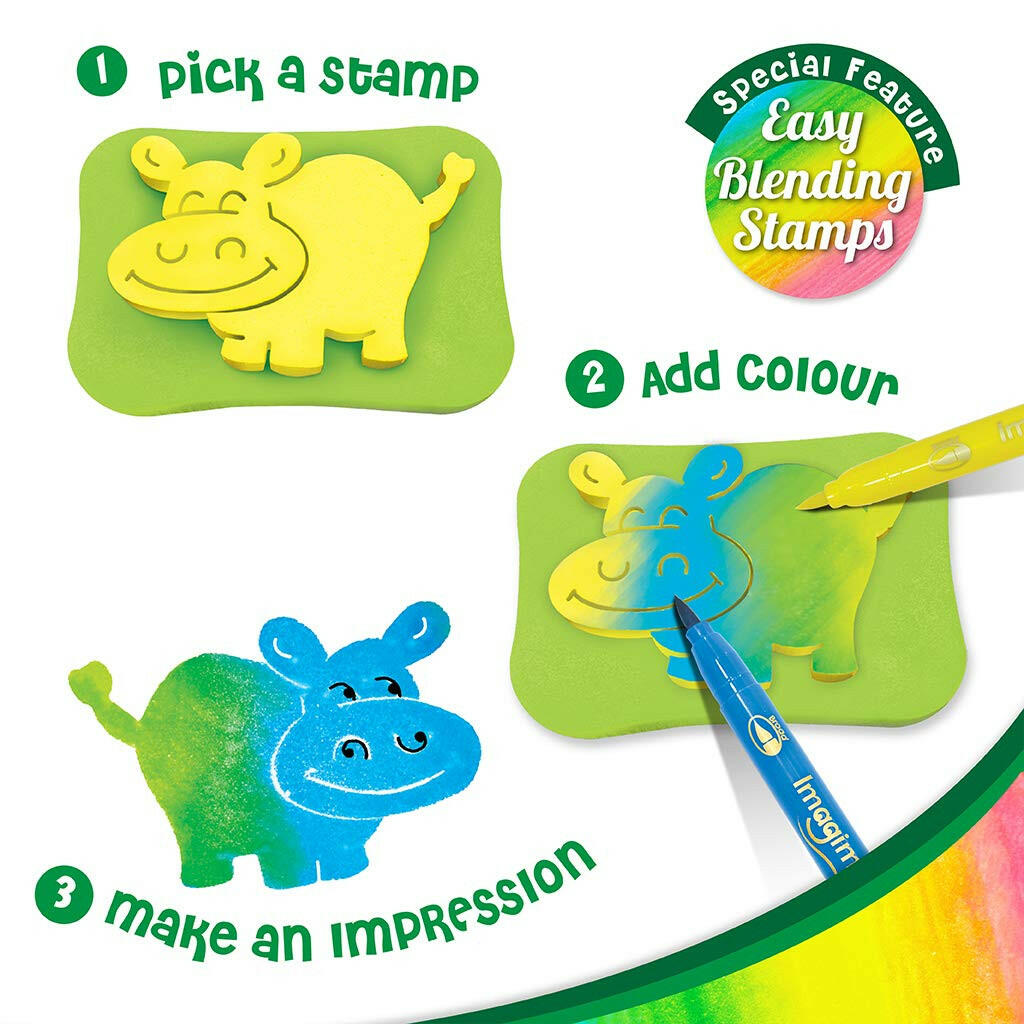 Imagimake Stamp Art Jungle Theme  Go Science Goods.