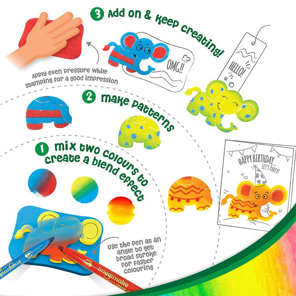 Imagimake Stamp Art Jungle Theme  Go Science Goods.
