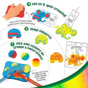 Imagimake Stamp Art Jungle Theme  Go Science Goods.