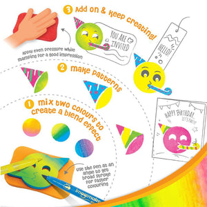 Imagimake Stamp Art Smiley Themed Go Science DIY | STAMP ART ACTIVITY KIT | AGE 3+ | SMILEY THEME.