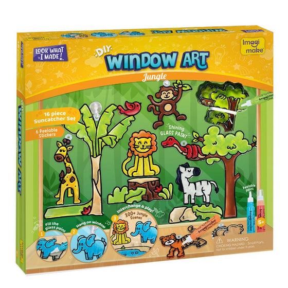 Imagimake Window Art Jungle Go Science Goods.