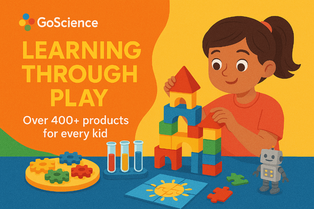 Learn through play go science shop page image