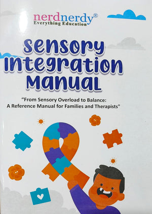 Sensory Integration Manual by Nerd Nerdy Education on a white background. NerdNerdy Sensory Integration Manual- Techniques & Application available at go science_image 3