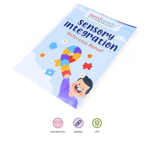 Sensory Integration Reference Manual by nerdynerdy on a white background. NerdNerdy Sensory Integration Manual- Techniques & Application available at go science_image 5