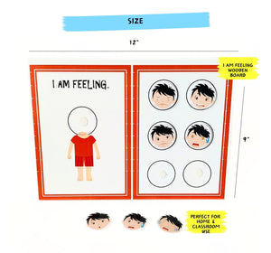 Feeling board with face expressions and a child in a red outfit, labeled 'I am feeling...'. Nerd Nerdy Emotions and Expressions/enhance self awareness and self worth available at Go Science image 3