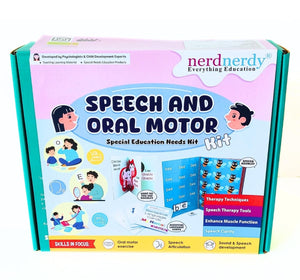 Nerd Nerdly Speech and Oral Motor Special Education Needs Kit packaging on a white background. Nerd Nerdy Speech & Oral Motor Kit for special needs available at Go Science image 3