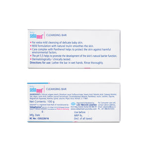 Two packages of Sebamed cleansing bar on a white background