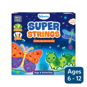 Skillmatics Super Strings: Bugs & Butterflies | String Art Go Science .