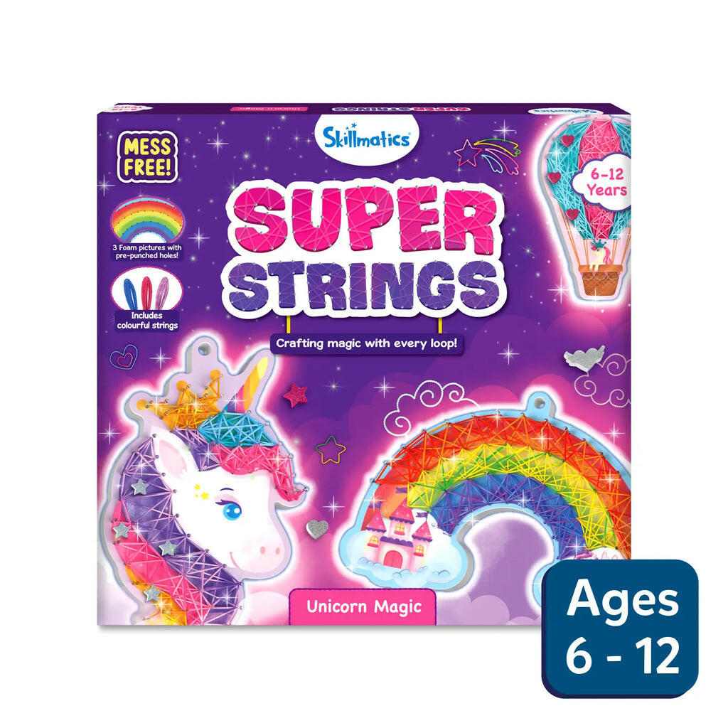 Skillmatics Super Strings Magical Unicorn - String Art Go Science .