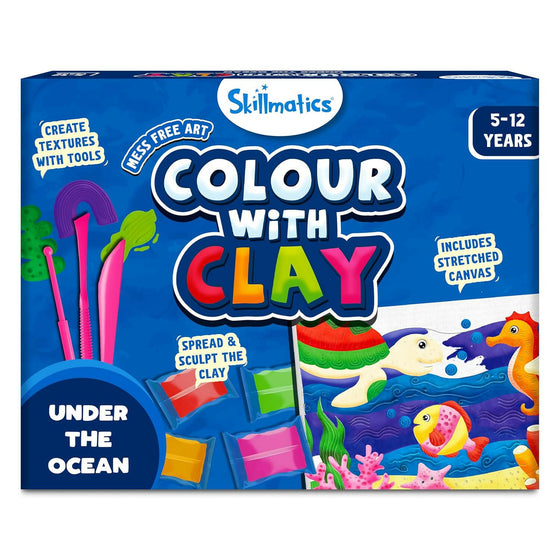 Skillmatics Colour with Clay - Under the Ocean Go Science .