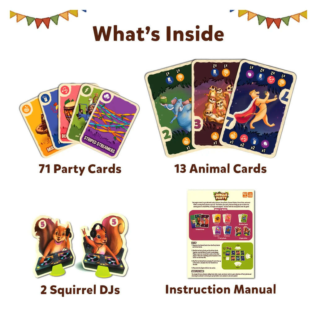 Skillmatics Jungle Party - Card Game of Strategy & Luck Go Science .