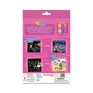 Skillmatics Magical Scratch Art Book: Unicorns & Princesses Go Science .
