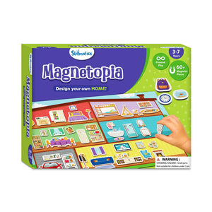 Skillmatics Magnetopia - Design Your Own Home | Interactive Pretend Play Set Go Science .