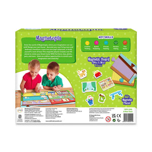 Skillmatics Magnetopia - Design Your Own Home | Interactive Pretend Play Set Go Science .