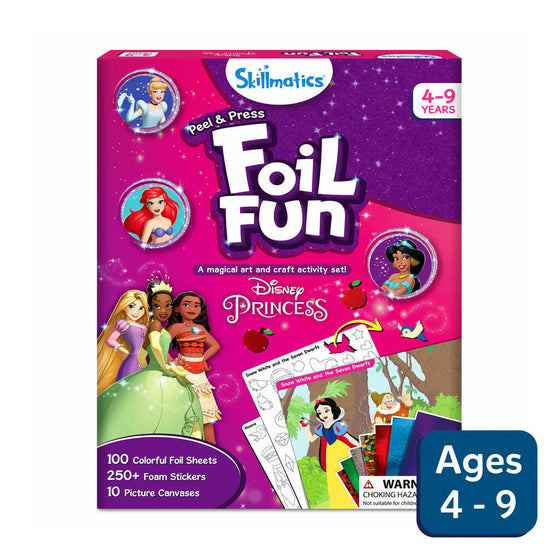 Skillmatics Foil Fun - Disney Princess Go Science .