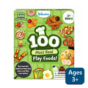 Skillmatics 100 Most Real
Play Foods Go Science .