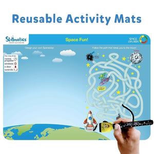 Skillmatics Space Explorers - Reusable Activity Mats Go Science .