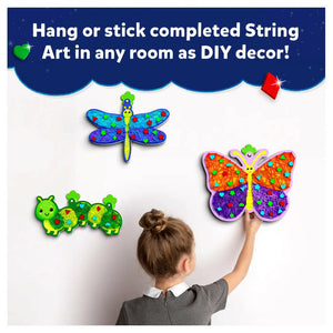 Skillmatics Super Strings: Bugs & Butterflies | String Art Go Science .