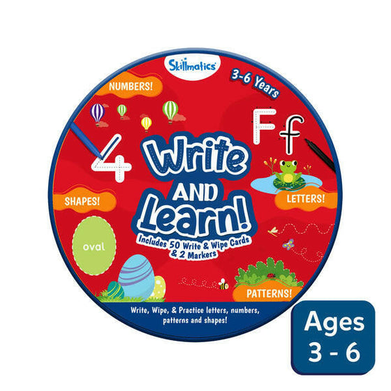 Skillmatics Write and Learn Cards for Toddlers Go Science .