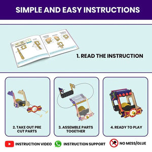 Smartivity Air Blaster Go Science Air Pressure, Volume & Projectile Concepts.