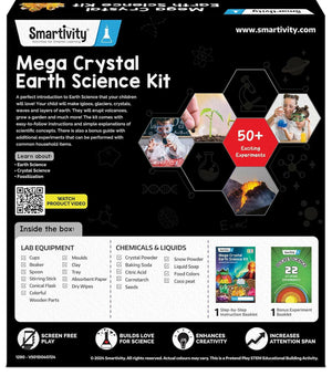 Smartivity Mega Crystal Earth Science Kit Smartivity Go Science Goods.