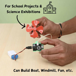 Witblox Motor & Battery for school projects STEM Kit WitBlox Go Science Goods.