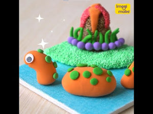 Imagimake Clay Murals - Jungle - Modelling Clay & Glass Paint  Go Science Goods.