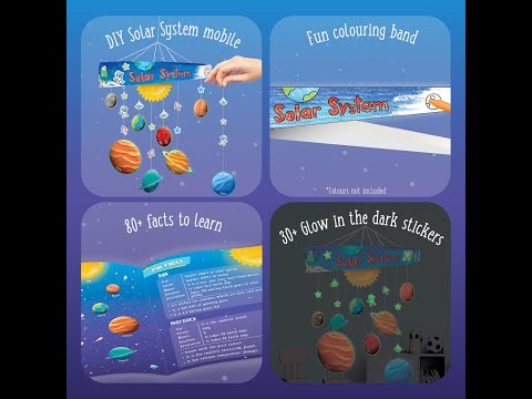 Imagimake Solar System Mobile Mapology Go Science DIY | SOLAR SYSTEM ACTIVITY KIT | AGE 5+.