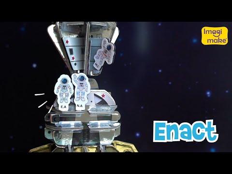 Imagimake Man's Journey To Moon Apollo - 11 - Mapology Go Science Goods.