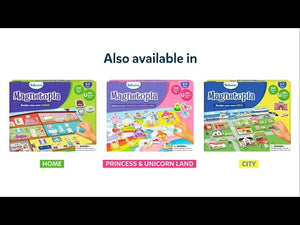 Skillmatics Magnetopia - Design Your Own Home | Interactive Pretend Play Set Go Science .