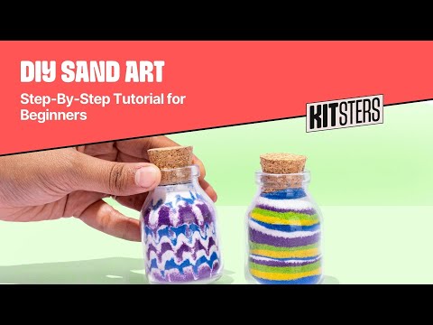 Kitsters DIY Sand Art Kit available at Go Science product Video
