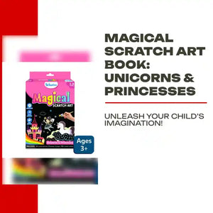 Magical Scratch Art Book: Unicorns & Princesses by@Outfy