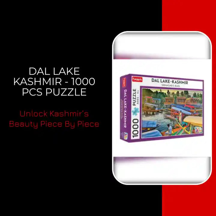 Dal Lake Kashmir - 1000 Pcs Puzzle by@Outfy