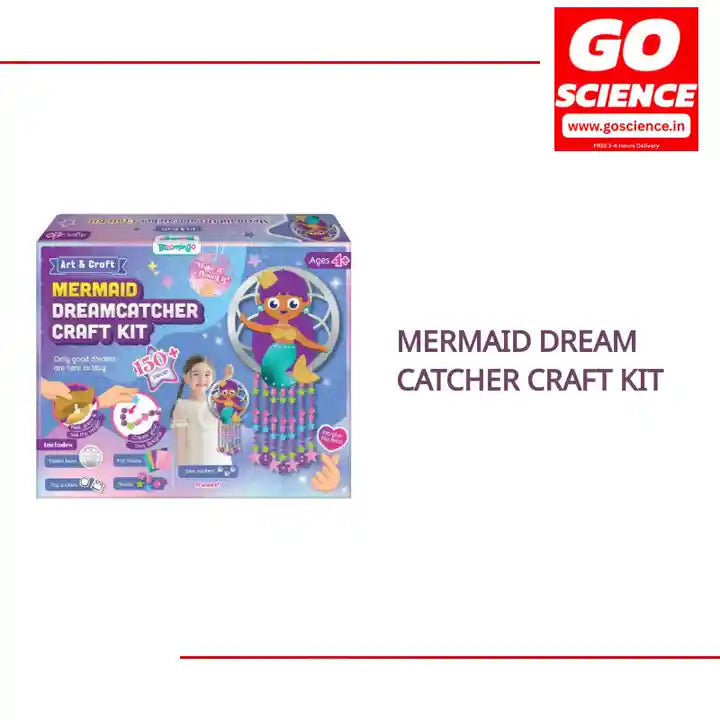 Mermaid Dream Catcher Craft Kit by@Outfy