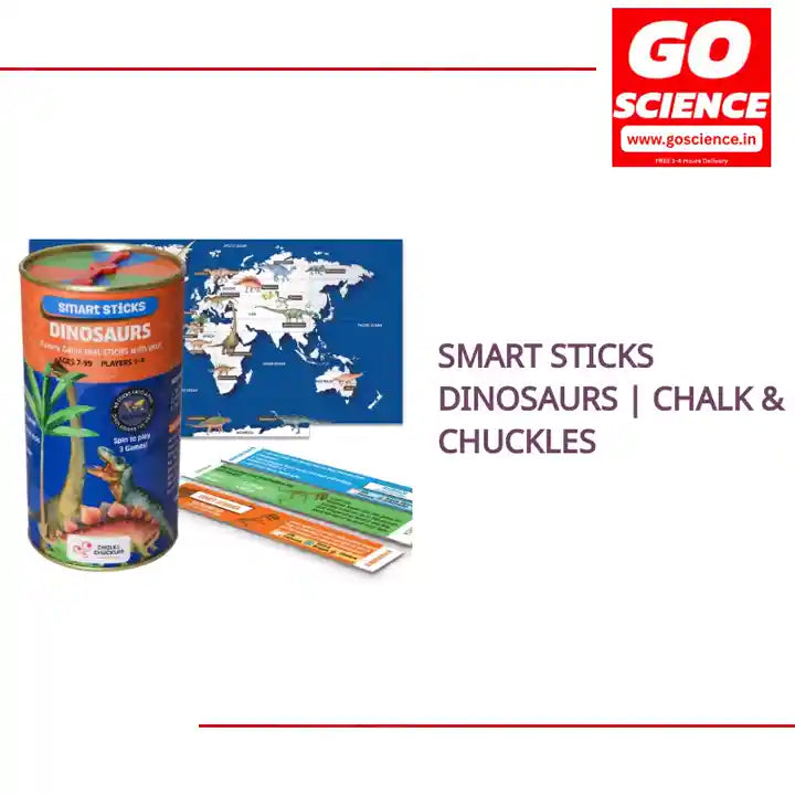 Smart sticks Dinosaurs | Chalk & Chuckles by@Outfy