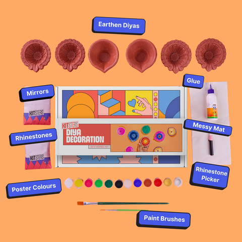 DIY Diya Decoration Kit Kitsters