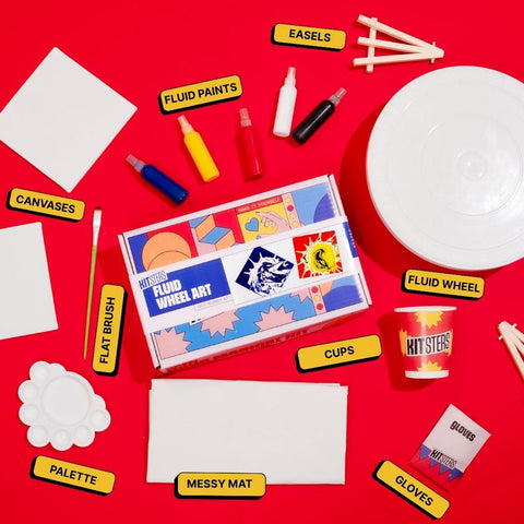 DIY Fluid Wheel Art Kit Kitsters