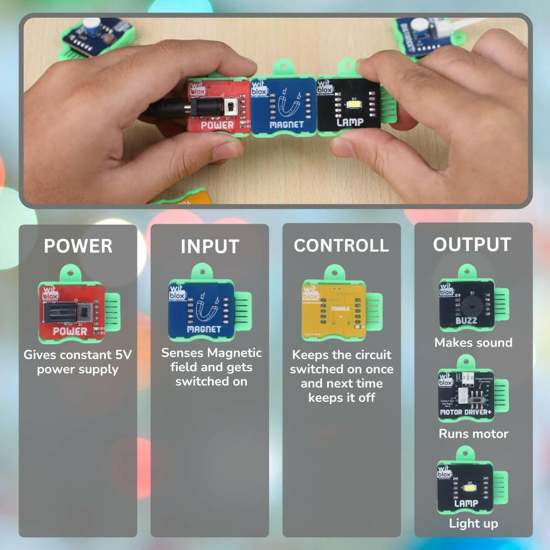 Witblox DIY Magnet Sensor Kit  6 in 1 Projects Witblox  Go Science Goods.