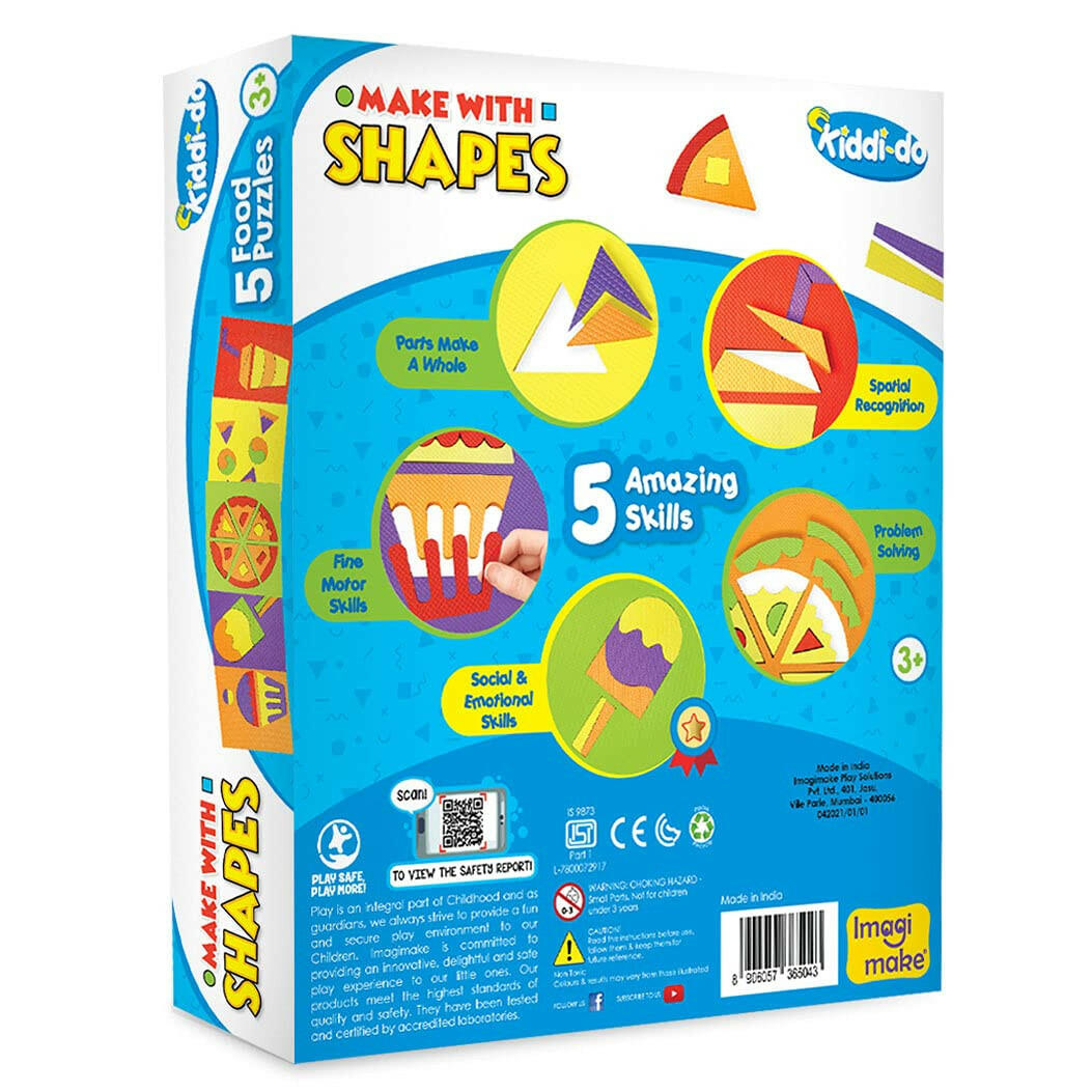 Imagimake Make with Shapes Food  Go Science Goods.