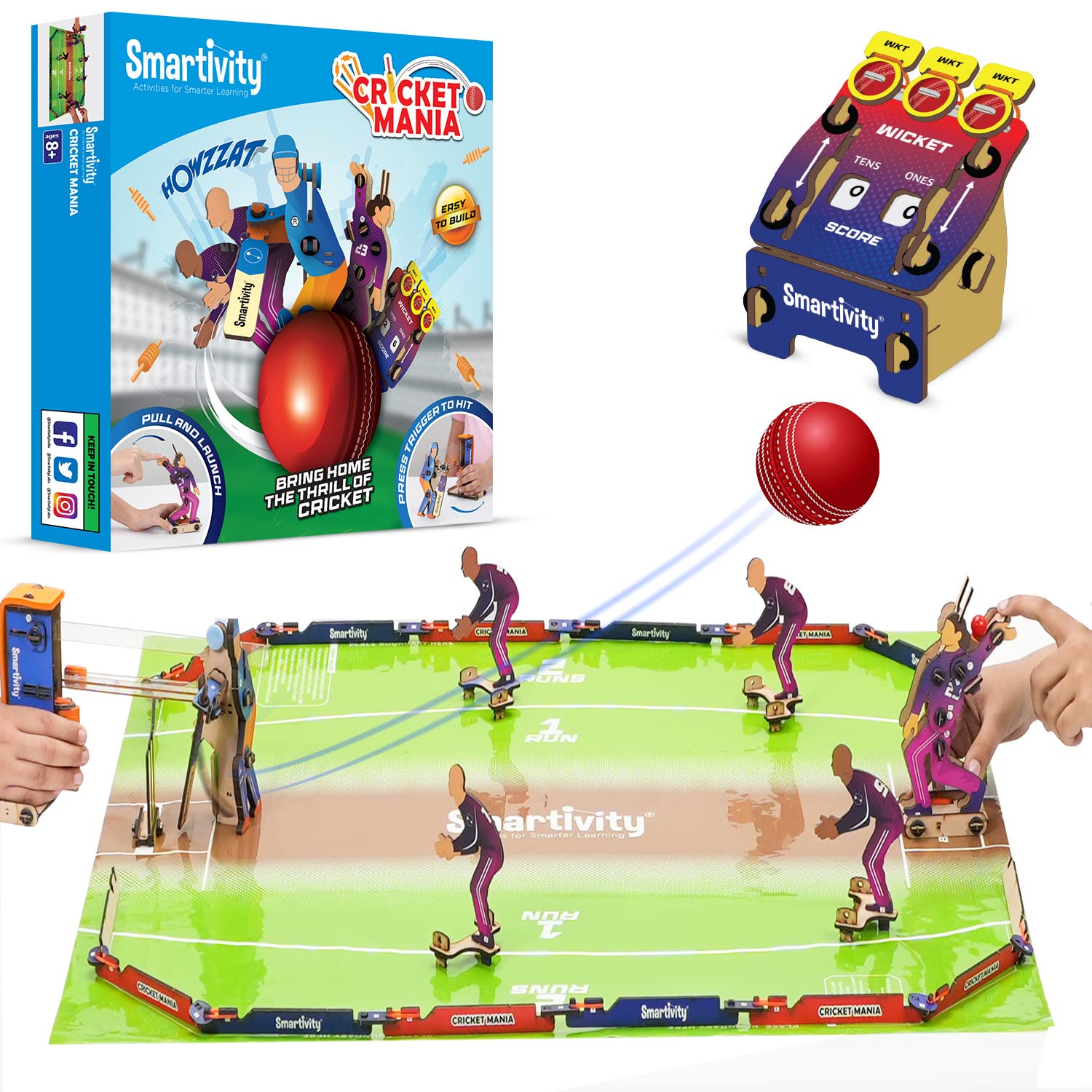 Cricket Mania - DIY STEM Educational Fun Toys | Construction Based Activity Game | Smartivity