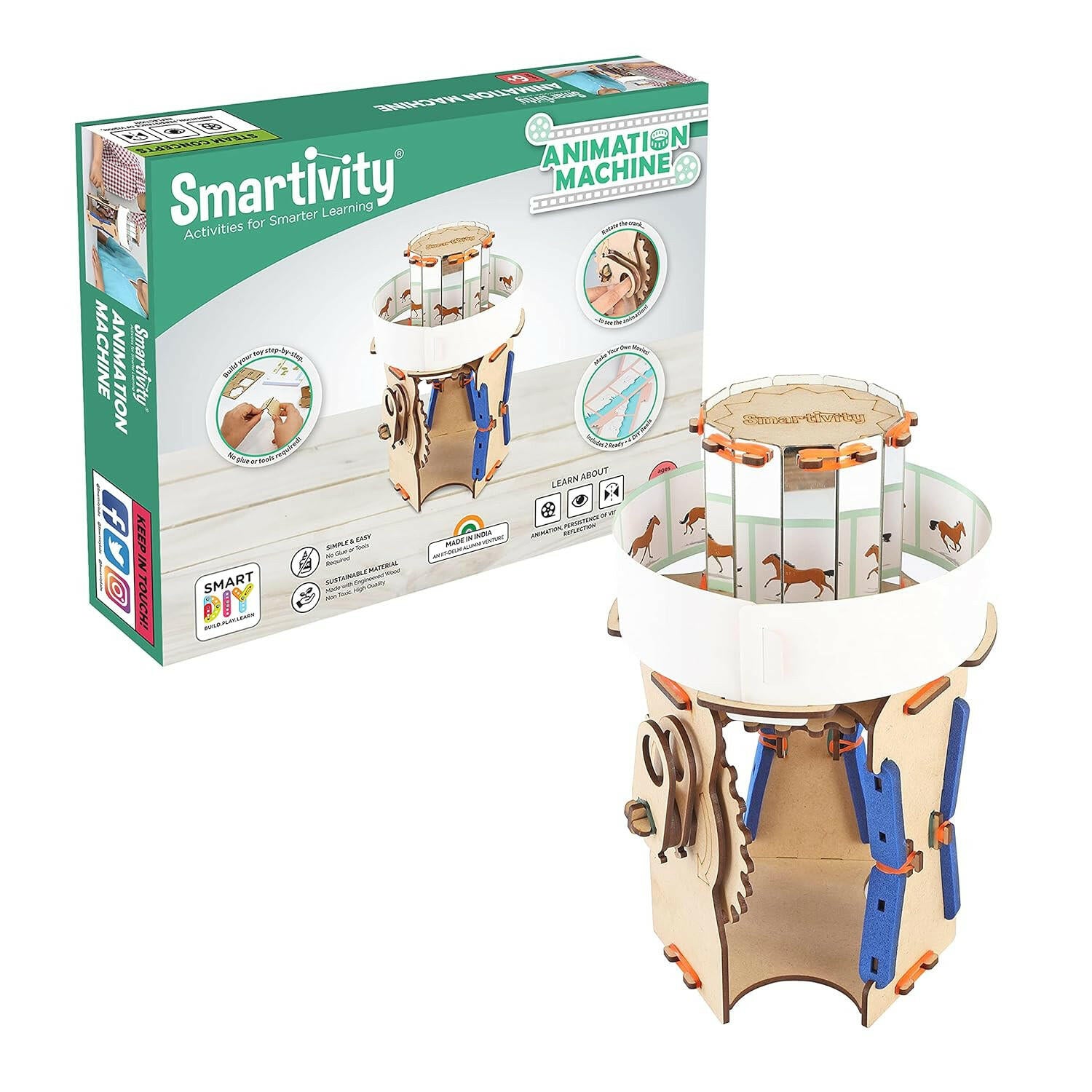 Smartivity Animation Machine  Go Science Animations, Mechanisms & Creative Expression Concepts.