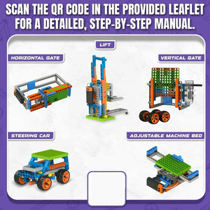 Blix Rack and Pinion  Go Science Build 6 incredible models - Robotic Concepts.