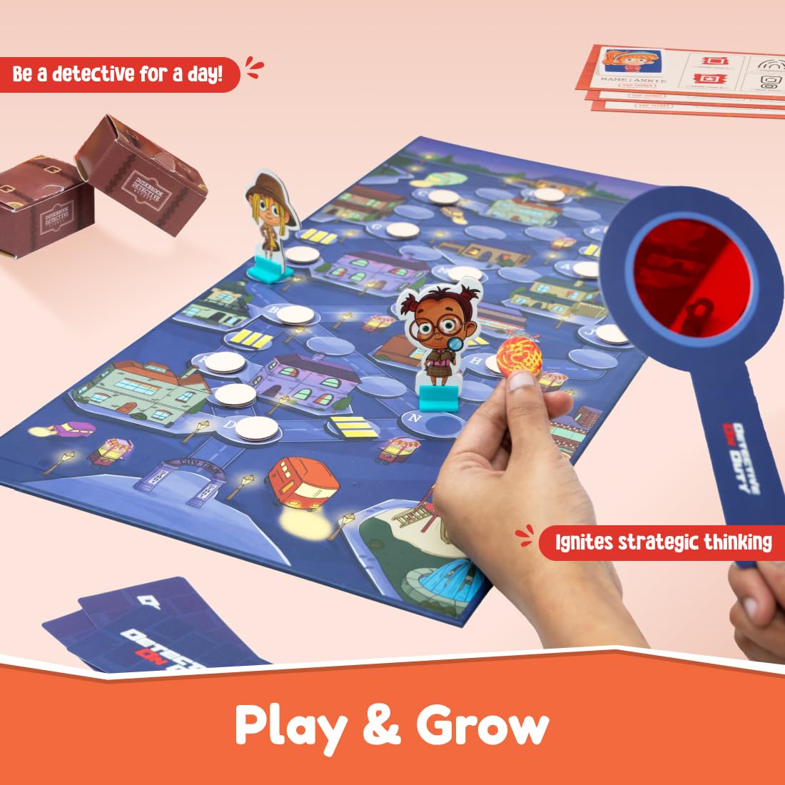 Bloomingo Board Game Detective on Duty Go Science Image 7