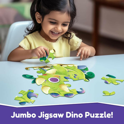 Play Shifu My First Jigsaw Puzzle - Mama & Baby Dino  Go Science .