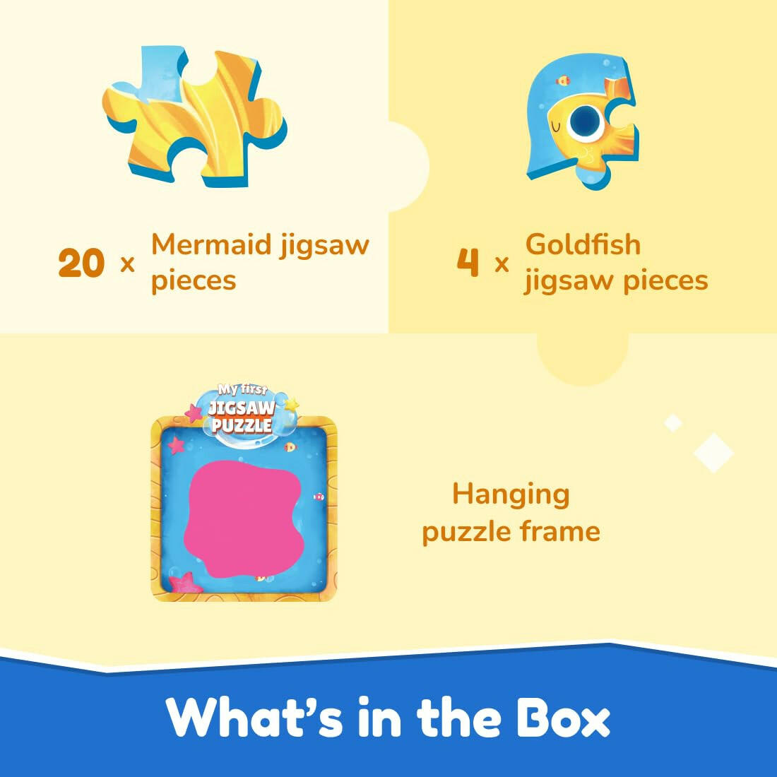 Play Shifu My First Jigsaw Puzzle - Mermaid & The Goldfish  Go Science .