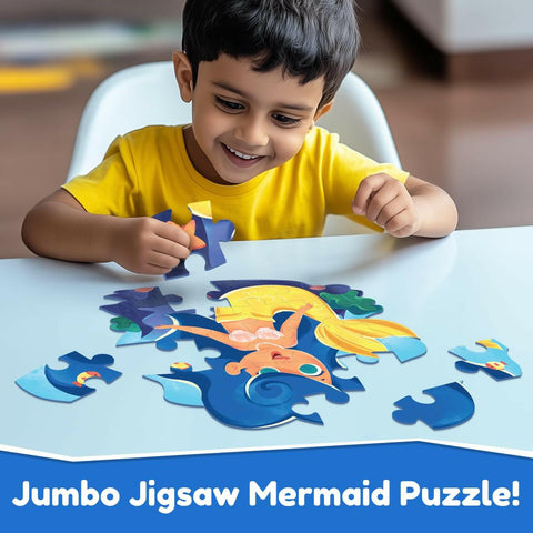 Play Shifu My First Jigsaw Puzzle - Mermaid & The Goldfish  Go Science .