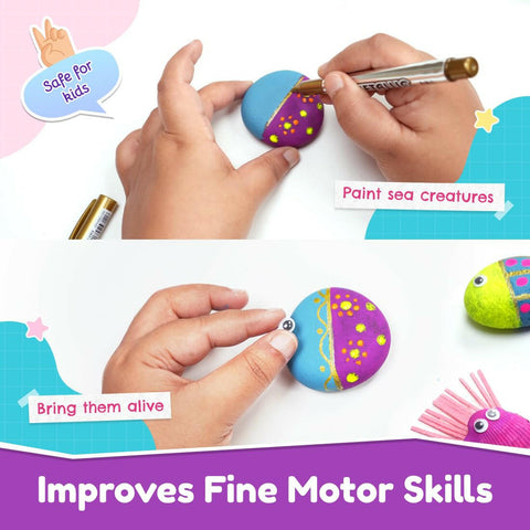 Play Shifu Rock & Shell Painting Kit Magical Underwater Kingdom  Go Science .