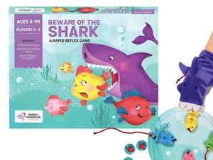 Chalk and Chuckles Beware of The Shark Board Game for Kids, 6+ Years go science image 1